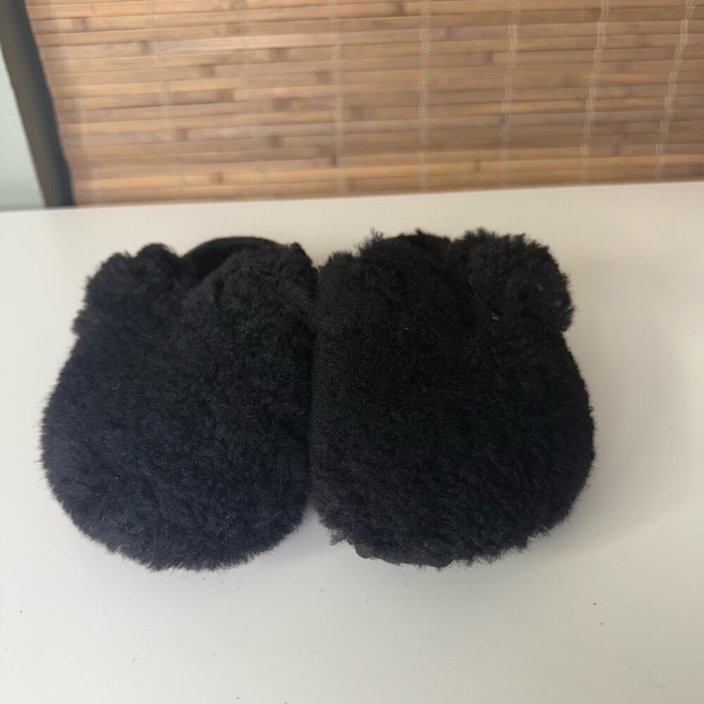 Birkenstock Boston Big Buckle Shearling Teddy Clog in Black 5 - Picture 2 of 8
